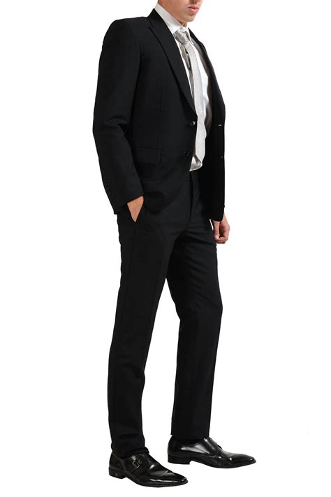 dior mens black suit|authentic christian Dior suits.